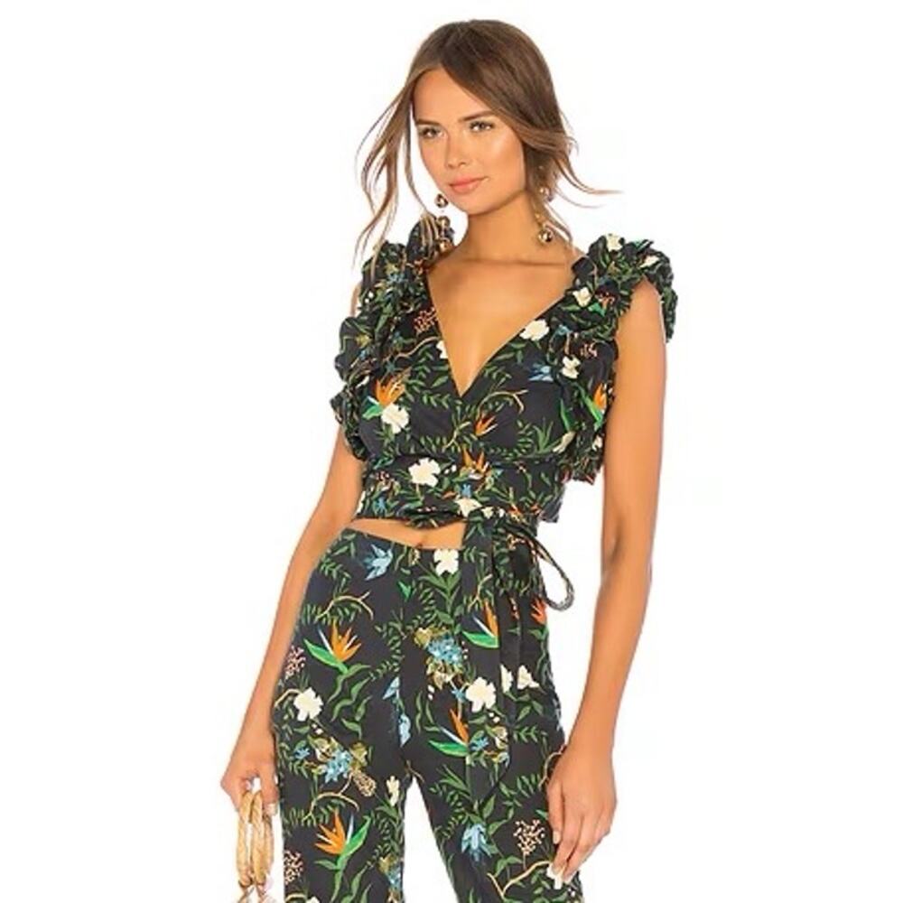 LPA Set - Tropical Paradise Ruffle Top and Pants